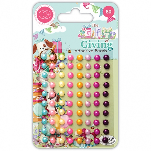 Adhesive Pearls Craft Consortium - The Gift of Giving - 80 st