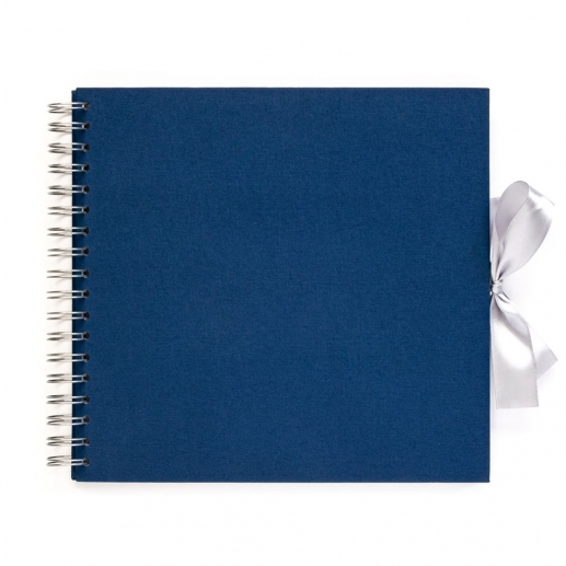 Fotoalbum Spiralbundet - 24,5x23 cm - Navy Blue - 30 sidor