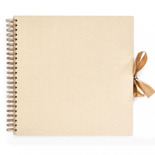 Fotoalbum Spiralbundet - 31,5 cm - Light Beige - 30 sidor