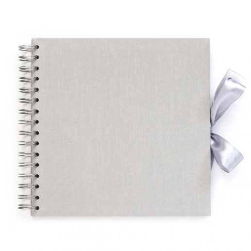 Fotoalbum Spiralbundet - 24,5x23 cm - Soft Grey - 30 sidor
