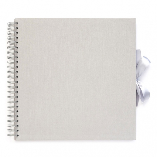 Fotoalbum Spiralbundet - 31,5 cm - Soft Grey - 30 sidor