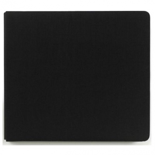 Basic Scrapbook Album 8”x8” Fabric Black Licorice Postbound 8 Tum
