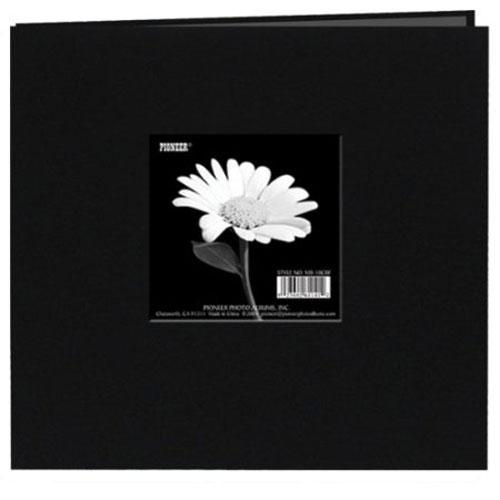 Album 8”x8” Pioneer - Book Cloth With Window - Black