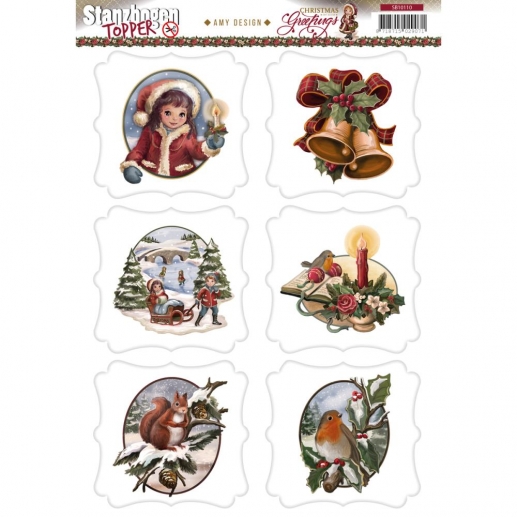 Amy Design Topper Sheet A4 Greetings Pappersblock Paper Pad 4 8 Tum