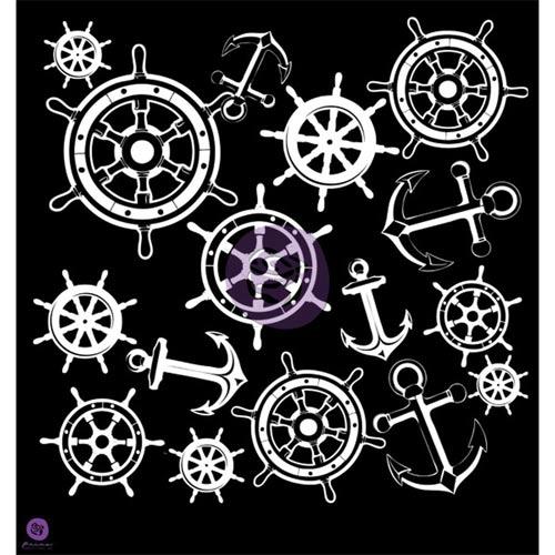Schablon 12”x12” Prima Mask Anchors & Helm Stencil