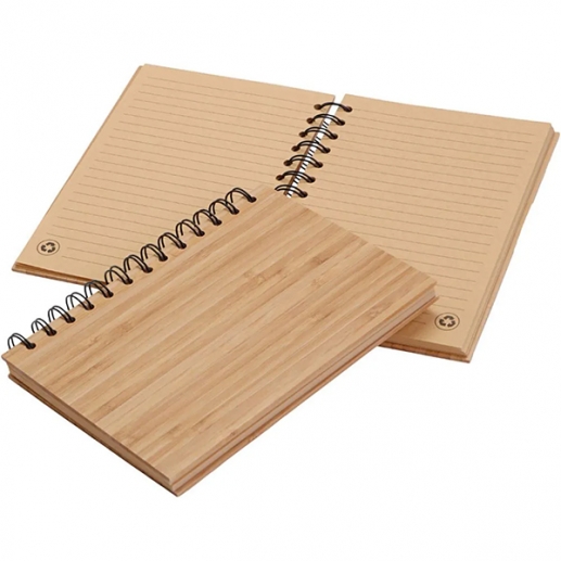 Anteckningsblock - Bambu - 12x18 cm - Linjerat