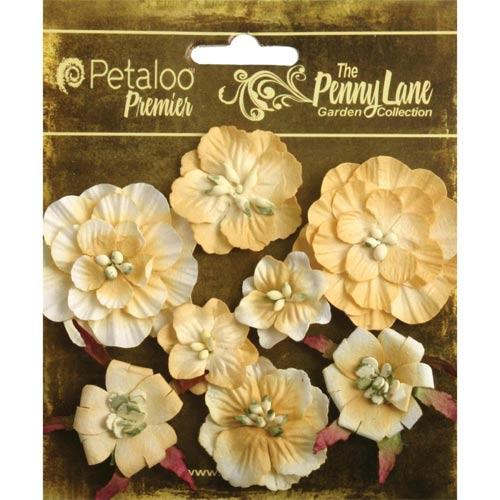 Blommor Petaloo Penny Lane Antique Gold 8 st