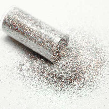 Glitter Pulver Silversand till scrapbooking, pyssel och hobby