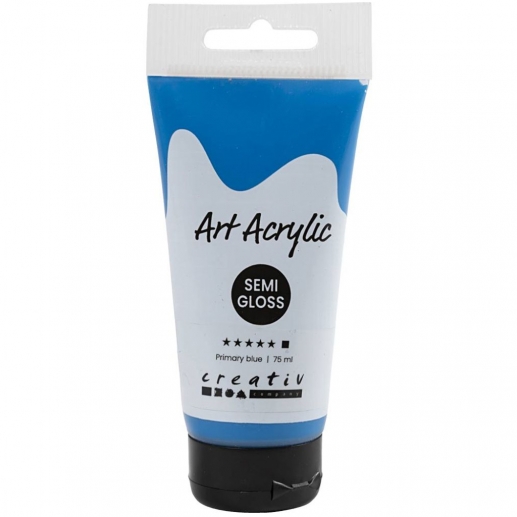 Pigment Art Acrylic Primary Blue Opaque Fade Resistant 75 ml Studiofärg