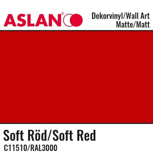 Vinyl Matt Aslan Folie 32 x 100 cm Soft Red