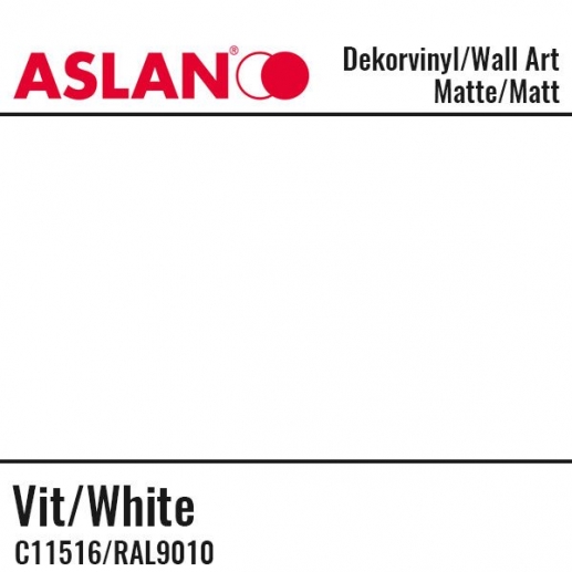 Vinyl Matt Aslan Folie 32 x 100 cm White
