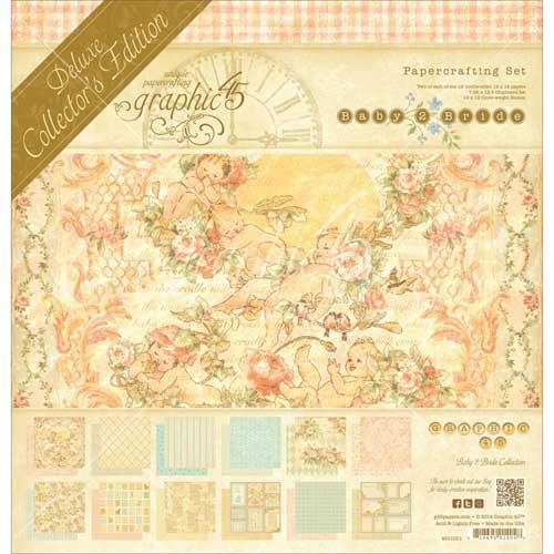 Deluxe Collector’s Edition Pack 12”x12” Graphic 45 Baby 2 Bride