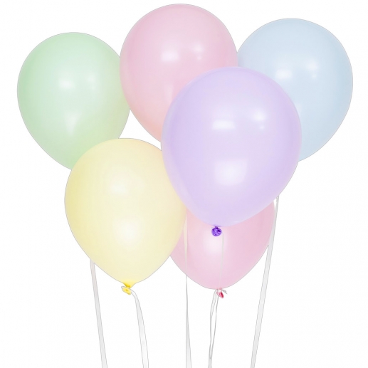 Ballonger 30 cm - 12 st - Pastellfärger
