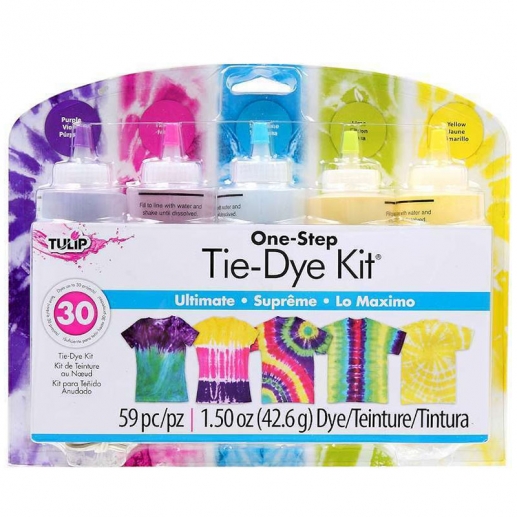Tie Dye One-Step Kit - Batikfärgning - 59 delar