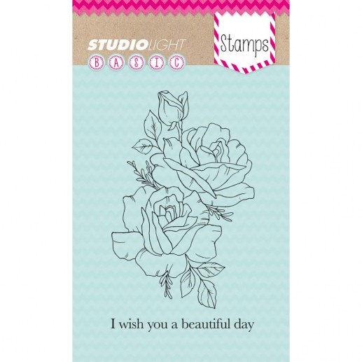 Clearstamps StudioLight I Wish You A Beautiful Day Silkonstämpel