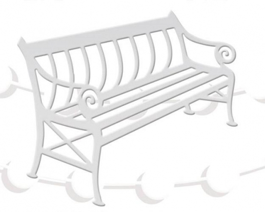Dies Amy Design Brocante Christmas Bench