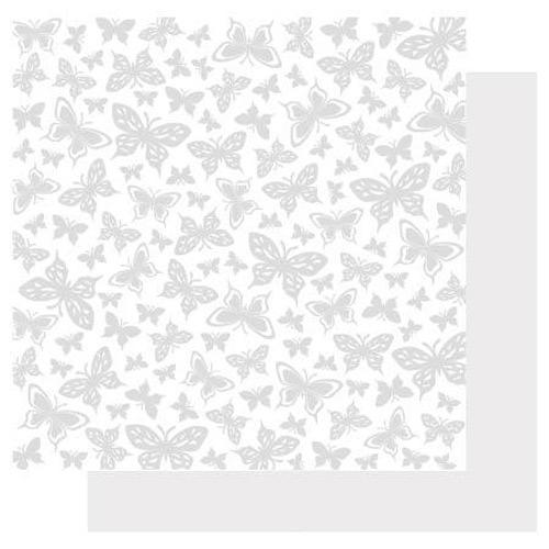Glitterpapper Basic Butterfly Kisses Papper Kort Kuvert Bröllop Kärlek