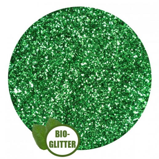 Miljövänligt Bio-Glitter - Grön - 8 gram