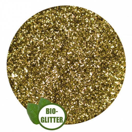 Miljövänligt Bio-Glitter - Gold - 8 gram