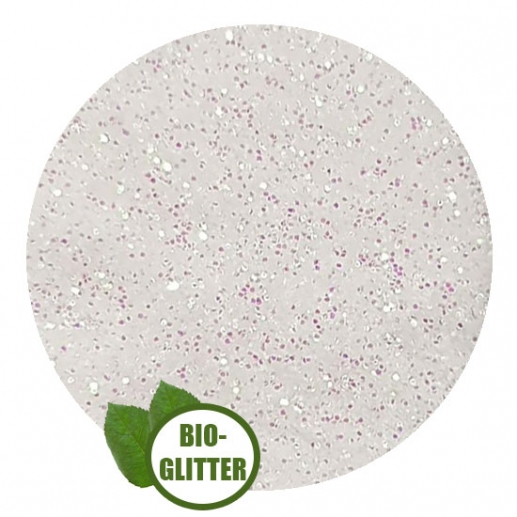 Miljövänligt Bio-Glitter - White - 8 gram