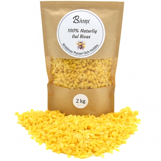 Bivax 100% Naturlig - Gul Granulat Bees Wax