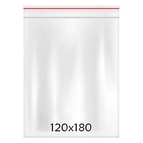 Blixtlåspåse Zippåse - 120x180 mm - 1000 st