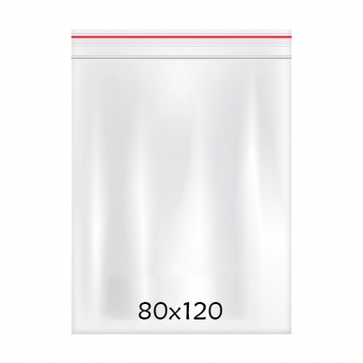 Blixtlåspåse 80x120 mm 100 st Zippåse Zip Påse Lock