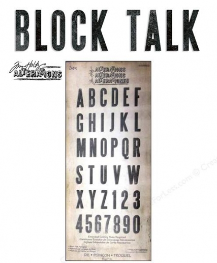 Sizzix Bigz XL Alphabet Die Block Talk Dies Stansmaskin