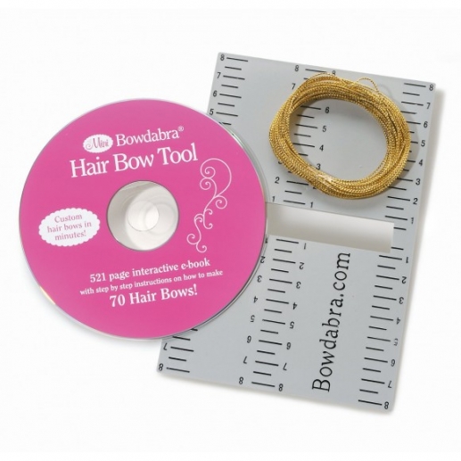 Bowdabra Mini- Hairbow tool and Ruler kit