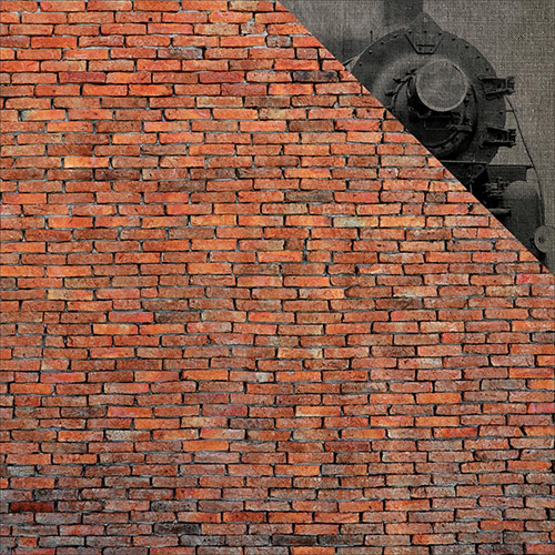 Papper Reminisce Wizard Brick Wall till scrapbooking, pyssel och hobby