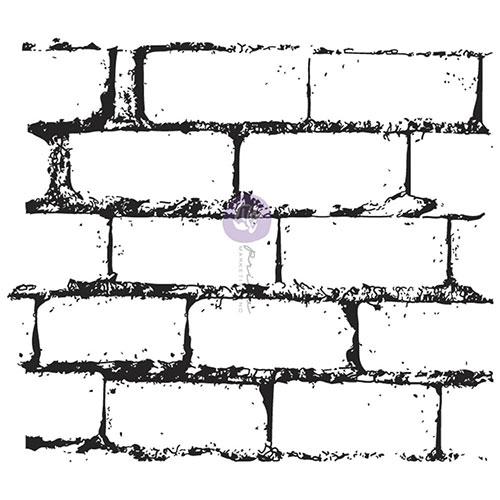 Clearstamp Prima Vintage Vanity Bricks Clearstamps Silkonstämpel