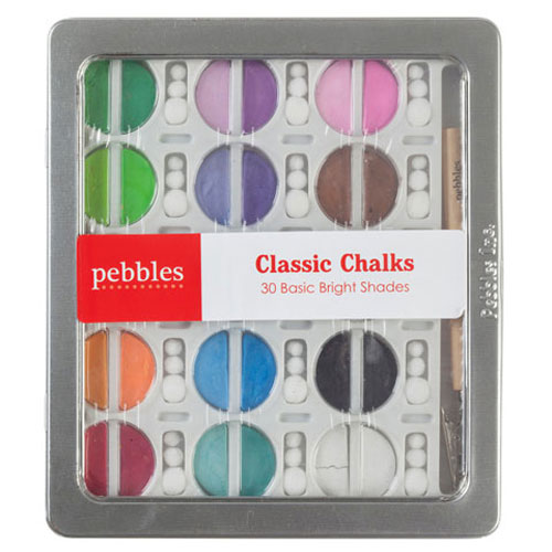 I Kandee Chalk Set Pebbles Basic Brights Stämpeldyna