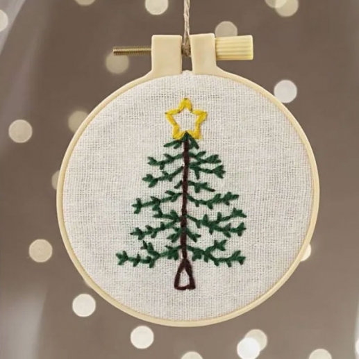 Mini DIY Kit - Brodera en Julgran - Julpyssel