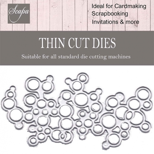 Dies Reprint Bubblor 83x45 mm till scrapbooking, pyssel och hobby