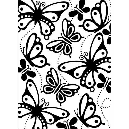 Embossing Folder Butterflies Embossingfolder Stansmaskin