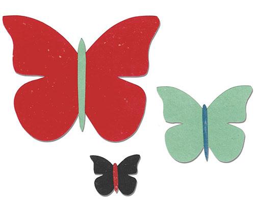 Dies Sizzix Bigz Butterfly Trio Stansmaskin
