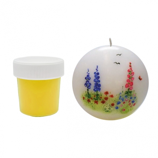 Ljusfärg Candle Paint Gul Yellow