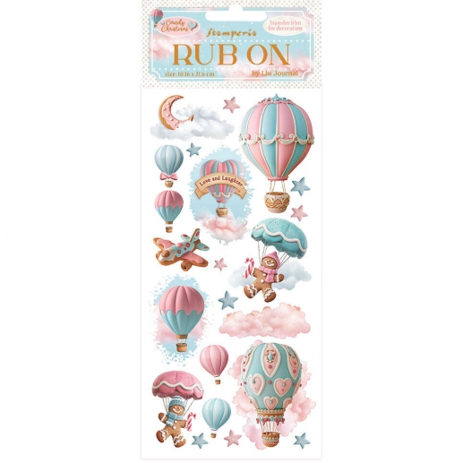 Rub Ons Stickers Candy Christmas Stamperia