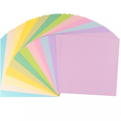 Cardstock Paket Pastell - Florence - Canvas - 60 ark