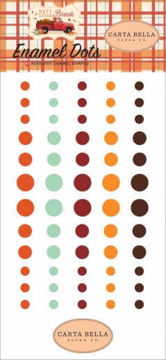 Carta Bella Fall Break Enamel Dots 60 st Rhinestones