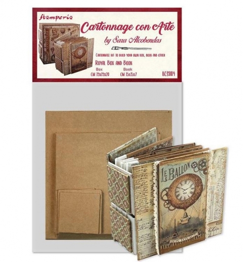 Cartonnage Kit Stamperia - Royal Box & Book