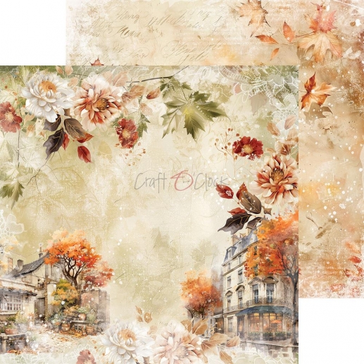 Scrapbooking Papper Craft O Clock - Autumnaria Höstpapper