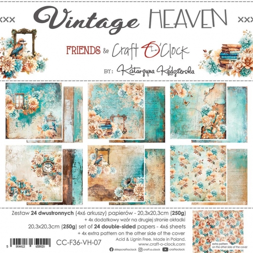 Paper Pad Scrapbooking - Craft O Clock - Vintage Heaven
