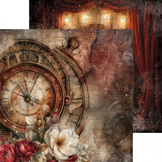 Papper Craft O Clock - Silver Screen