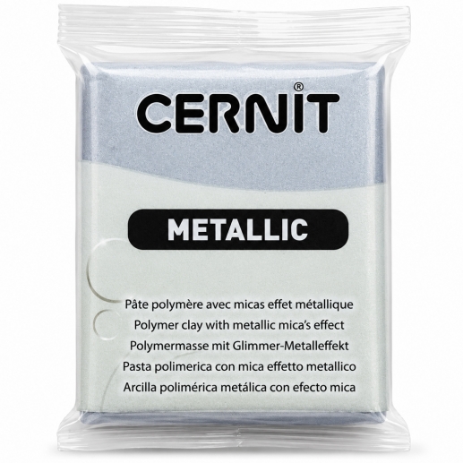 Cernitlera Metallic Silver (080) 56g Premium Polymer Clay