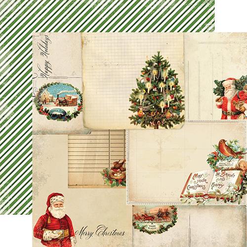 Papper Carta Bella Christmas Time Cards till scrapbooking, pyssel och hobby
