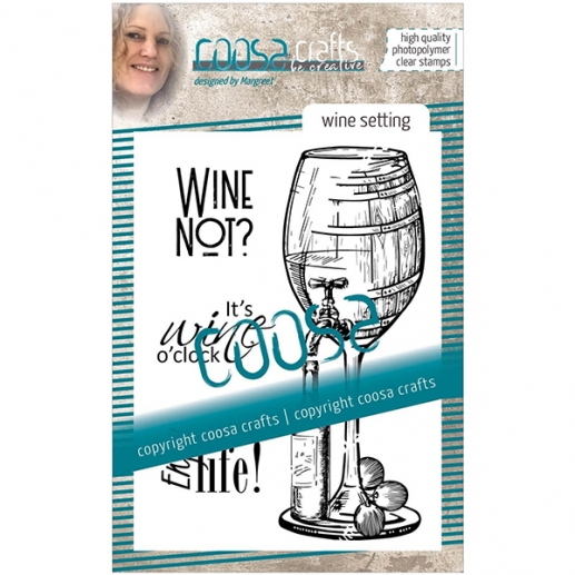 Clear Stamps Coosa Crafts - Wine Setting
