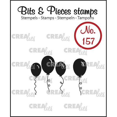 Clear Stamps Crealies - Bits & Pieces - Balloons