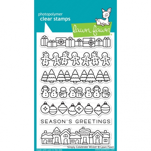 Clear Stamp - Lawn Fawn - Simply Celebrate Winter