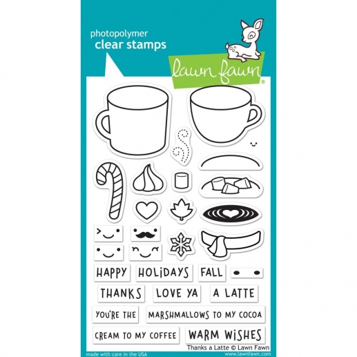 Clear Stamp - Lawn Fawn - Thanks A Latte